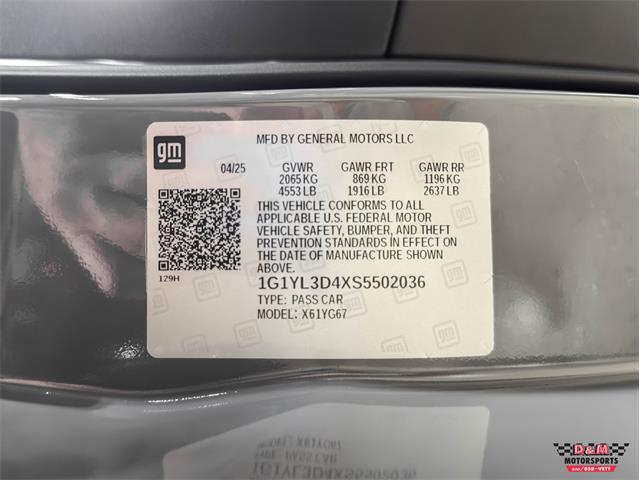 2025 Chevrolet Corvette (CC-2108161) for sale in Glen Ellyn, Illinois