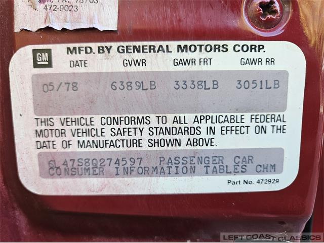 1978 Cadillac Eldorado Biarritz (CC-2108204) for sale in Sonoma, California