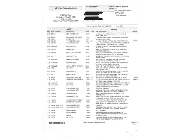 1990 Ford Bronco (CC-2108320) for sale in Beverly Hills, California