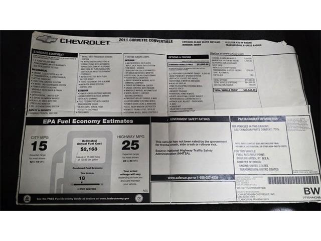 2011 Chevrolet Corvette (CC-2108352) for sale in Mankato, Minnesota