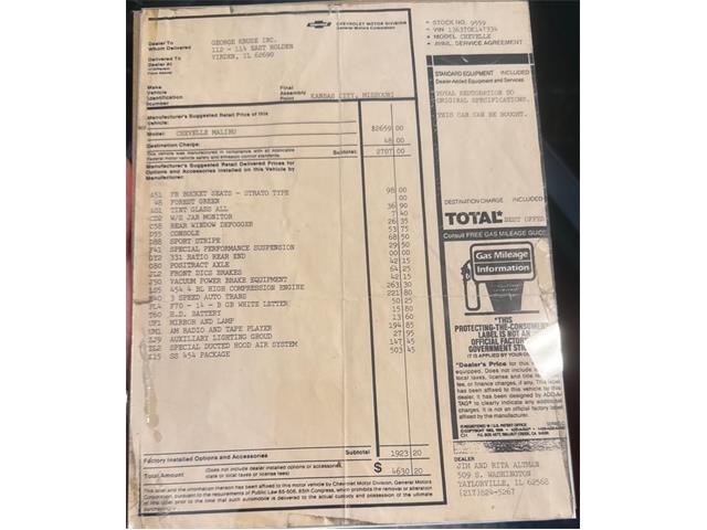 1970 Chevrolet Chevelle (CC-2108423) for sale in Sarasota, Florida