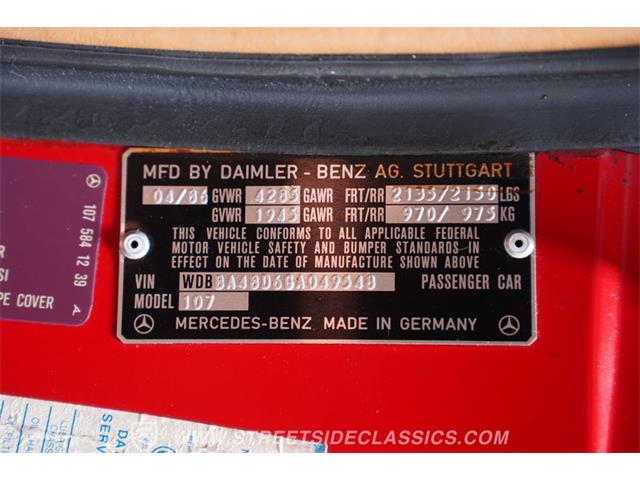 1986 Mercedes-Benz 560SL (CC-2108674) for sale in Lithia Springs, Georgia
