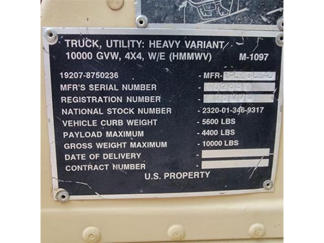 2006 AM General M998 (CC-2108724) for sale in Cadillac, Michigan