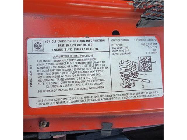 1976 MG MGB (CC-2108725) for sale in Cadillac, Michigan