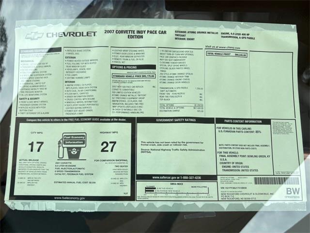 2007 Chevrolet Corvette (CC-2109016) for sale in Bradenton, Florida