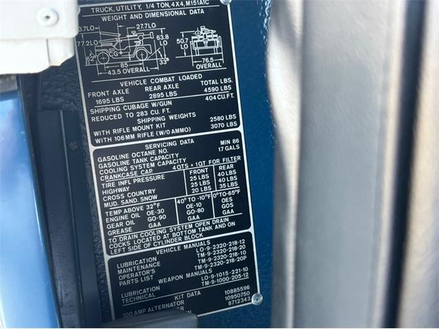 1967 Ford Military Jeep (CC-2109087) for sale in West Chester, Pennsylvania