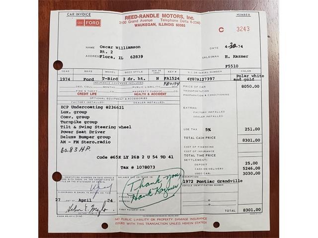 1974 Ford Thunderbird (CC-2109286) for sale in Columbia, Illinois