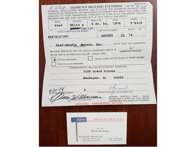 1974 Ford Thunderbird (CC-2109286) for sale in Columbia, Illinois