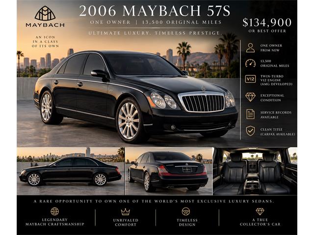 2006 Maybach 57 (CC-2109290) for sale in Los Angeles, California