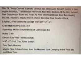 1974 Chevrolet Camaro (CC-2109616) for sale in Cadillac, Michigan