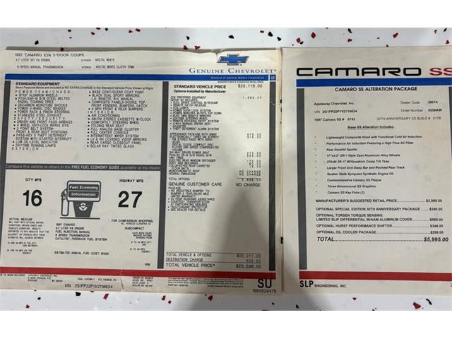 1997 Chevrolet Camaro (CC-2109769) for sale in Greensboro, North Carolina