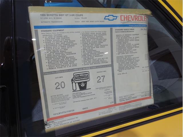 1990 Chevrolet Beretta (CC-2109801) for sale in Greensboro, North Carolina