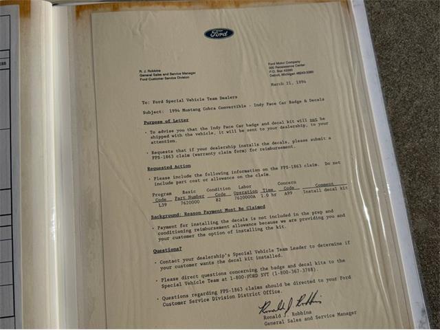 1994 Ford Mustang (CC-2109838) for sale in Newfield, New Jersey