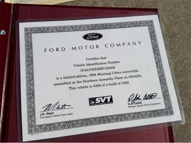 1994 Ford Mustang (CC-2109838) for sale in Newfield, New Jersey