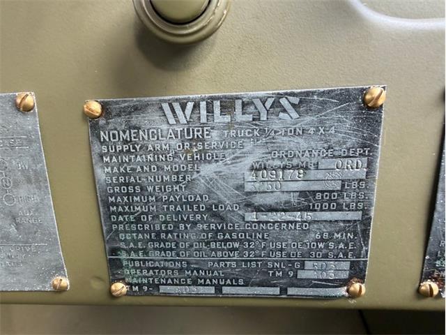 1945 Willys Jeep (CC-2109844) for sale in Newfield, New Jersey