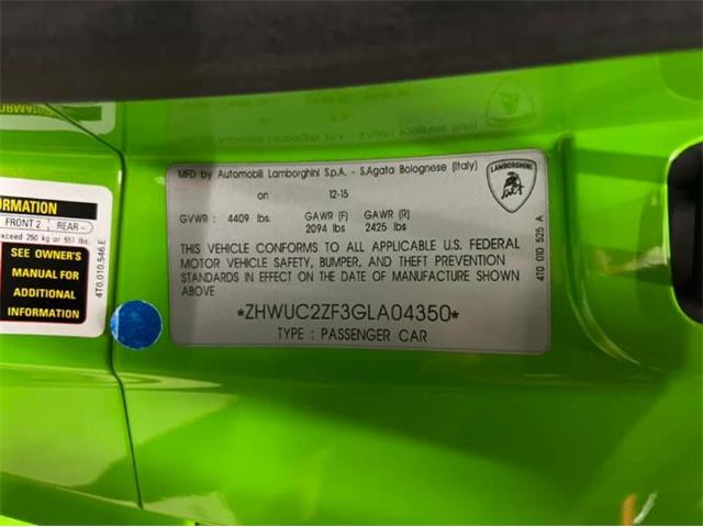 2016 Lamborghini Huracan (CC-2111013) for sale in Cadillac, Michigan
