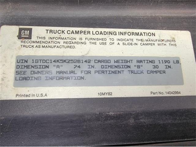 1989 GMC C1500 (CC-2111824) for sale in Cadillac, Michigan