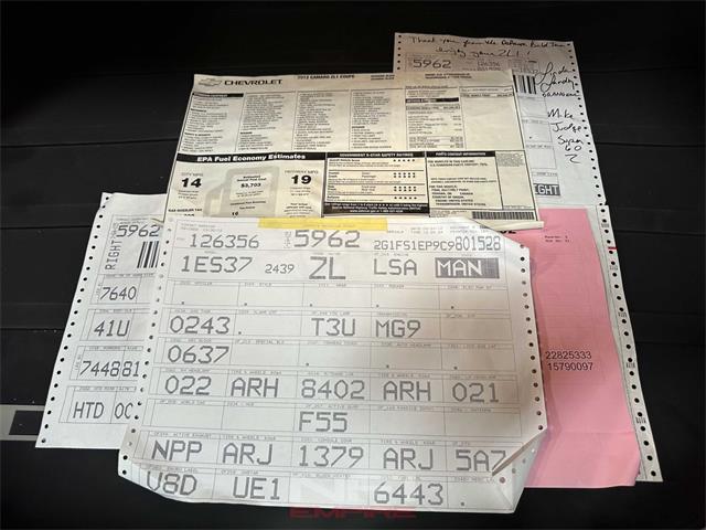 2012 Chevrolet Camaro (CC-2113699) for sale in North East, Pennsylvania