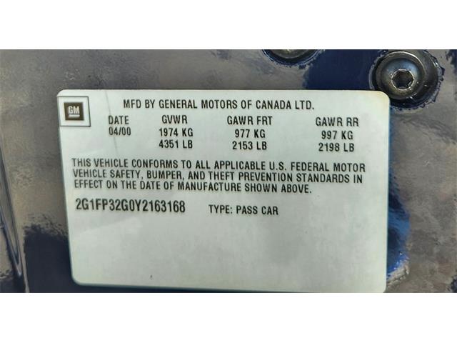 2000 Chevrolet Camaro (CC-2113965) for sale in Greensboro, North Carolina
