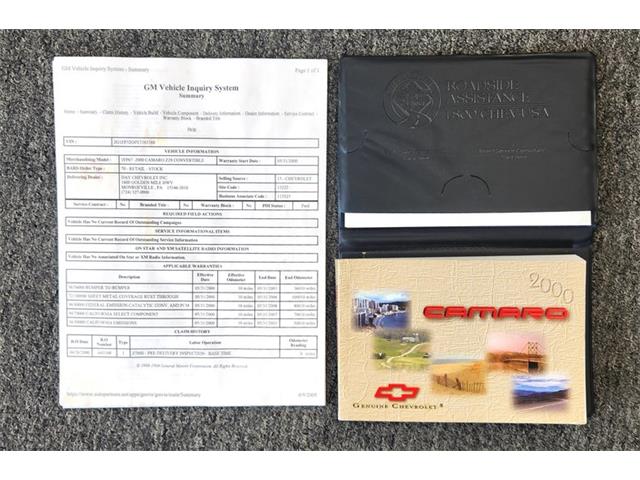 2000 Chevrolet Camaro (CC-2113965) for sale in Greensboro, North Carolina