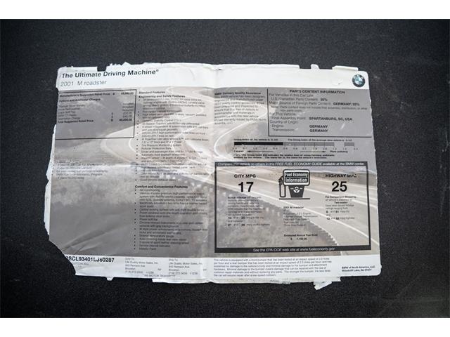 2001 BMW M Roadster (CC-2114243) for sale in Southampton, New York