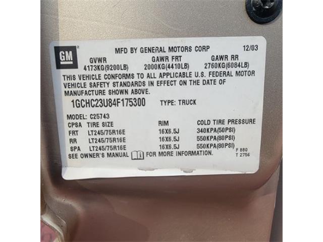 2004 Chevrolet Silverado (CC-2114333) for sale in Cadillac, Michigan