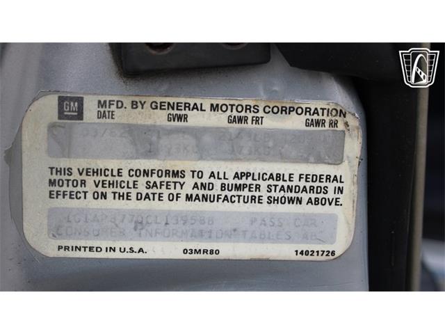 1982 Chevrolet Camaro (CC-2114335) for sale in Crete, Illinois