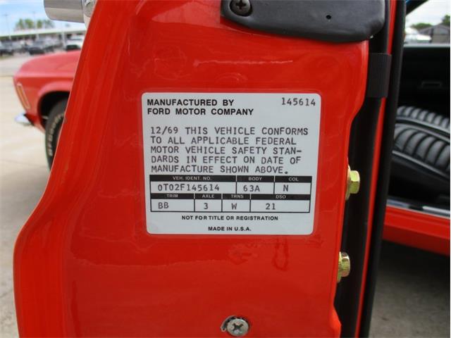 1970 Ford Mustang Fastback (CC-2114489) for sale in Greenwood, Indiana