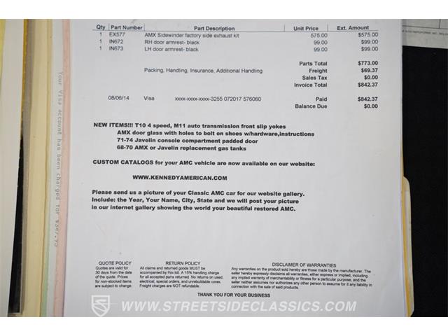 1969 AMC AMX (CC-2114542) for sale in Mesa, Arizona