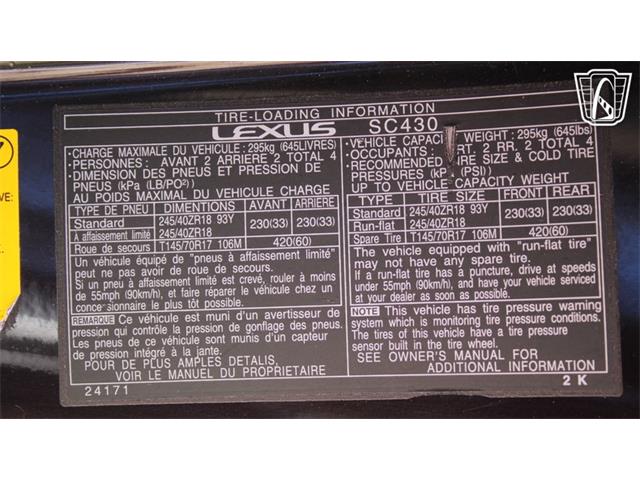 2003 Lexus SC430 (CC-2114594) for sale in Lake Mary, Florida