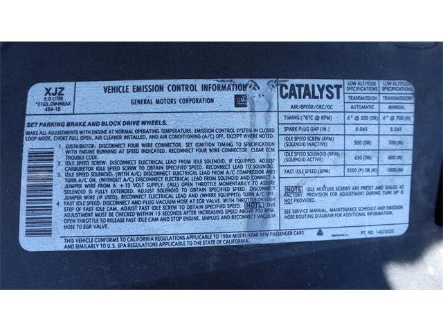 1984 Chevrolet Camaro Z28 (CC-2114721) for sale in Reno, Nevada