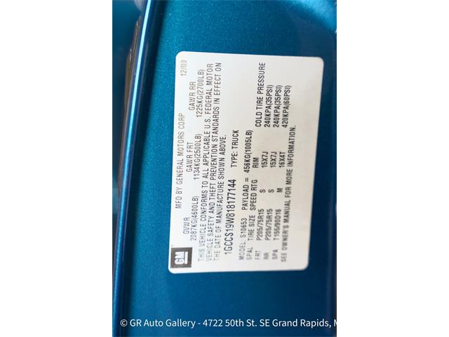2001 Chevrolet S10 (CC-2114891) for sale in Kentwood, Michigan