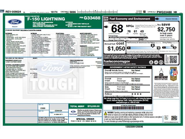 2023 Ford Lightning (CC-2114918) for sale in Henderson, Nevada