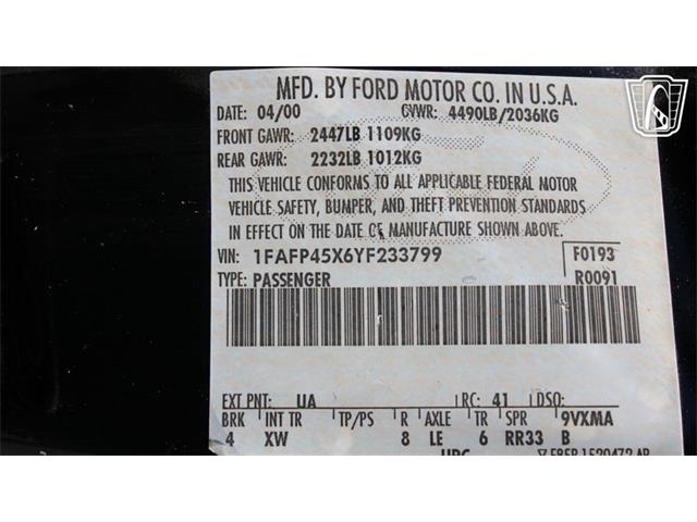 2000 Ford Mustang GT (CC-2115102) for sale in Crete, Illinois