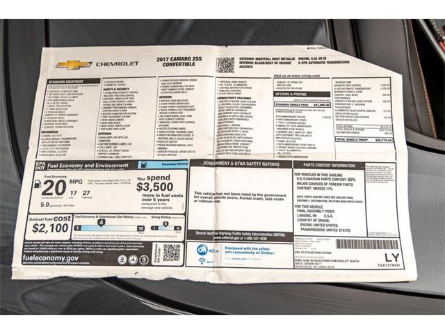 2017 Chevrolet Camaro (CC-2115222) for sale in Elkhart Lake, Wisconsin