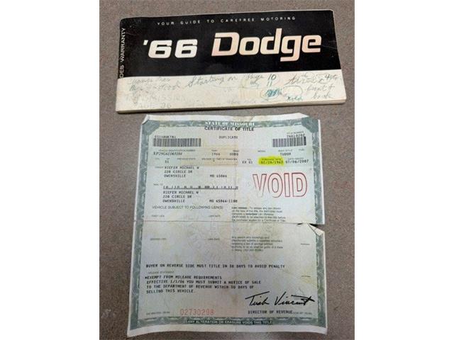 1966 Dodge Charger (CC-2115452) for sale in Greensboro, North Carolina