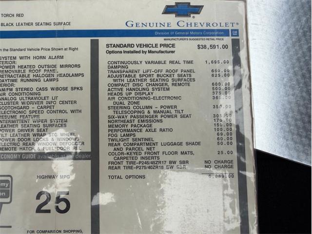 1999 Chevrolet Corvette (CC-2115505) for sale in Newfield, New Jersey