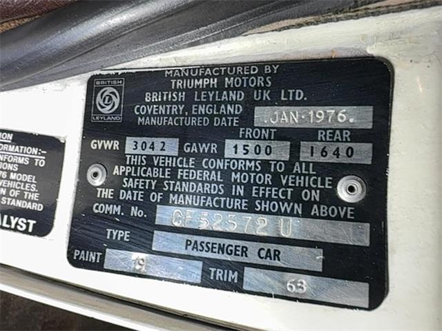 1976 Triumph TR6 (CC-2115534) for sale in Reading, Pennsylvania