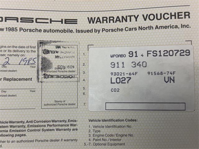 1985 Porsche 911 Carrera (CC-2115587) for sale in Elyria, Ohio