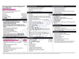 2014 Chevrolet Corvette (CC-2115847) for sale in West Chester, Pennsylvania