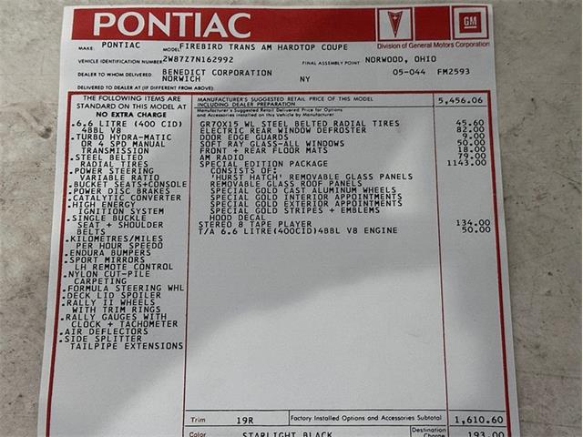 1977 Pontiac Firebird (CC-2116033) for sale in Depew, New York