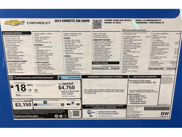 2015 Chevrolet Corvette (CC-2116158) for sale in Fort Worth, Texas
