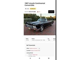 1967 Lincoln Continental (CC-2116506) for sale in Dekalb, Illinois