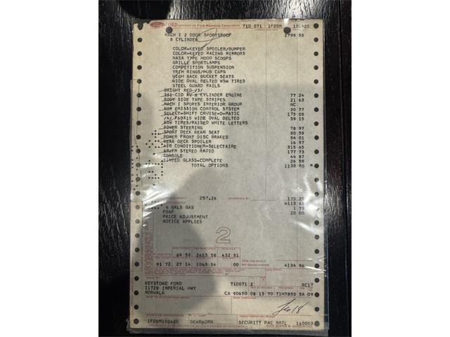 1971 Ford Mustang Mach 1 (CC-2116543) for sale in Frisco, Texas