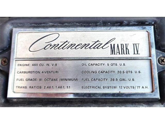 1974 Lincoln Mark IV (CC-2116954) for sale in Biloxi, Mississippi