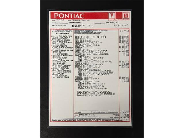 1979 Pontiac Firebird Trans Am SE (CC-2116977) for sale in Lincoln, Nebraska