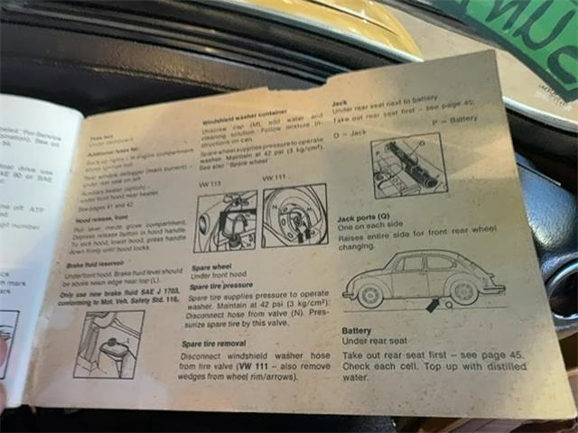 1974 Volkswagen Super Beetle (CC-2116990) for sale in Reading, Pennsylvania