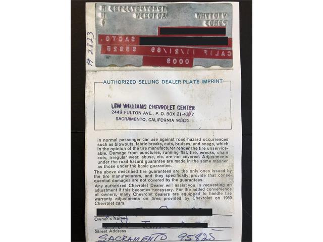 1969 Chevrolet Corvette (CC-2117005) for sale in Ventura, California