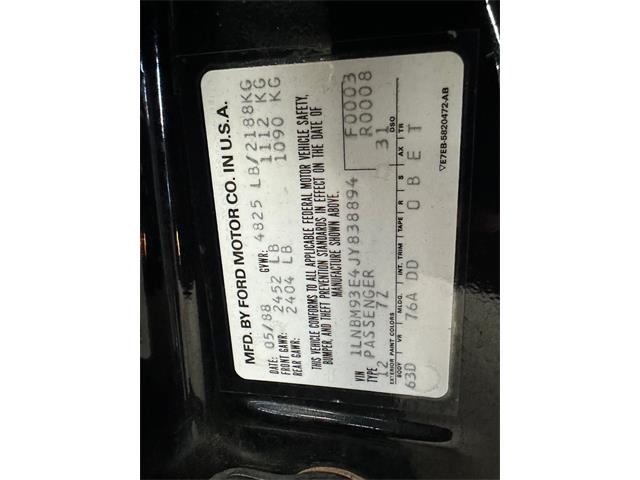 1988 Lincoln Mark VII (CC-2117297) for sale in West Babylon, New York