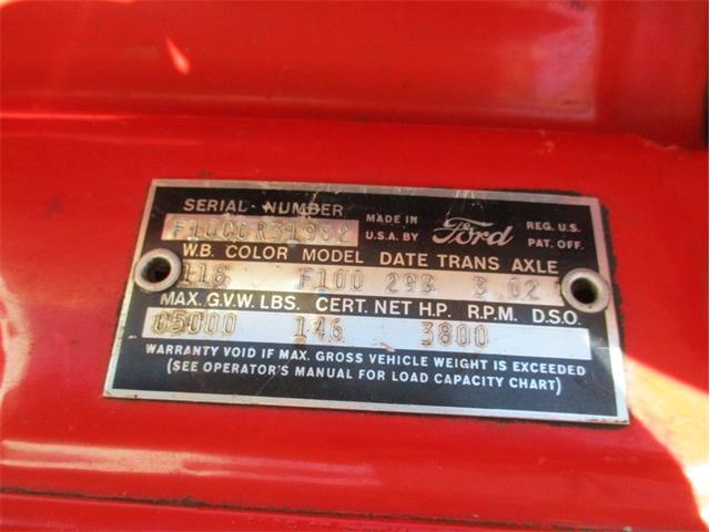 1960 Ford F100 (CC-2117355) for sale in Greenwood, Indiana